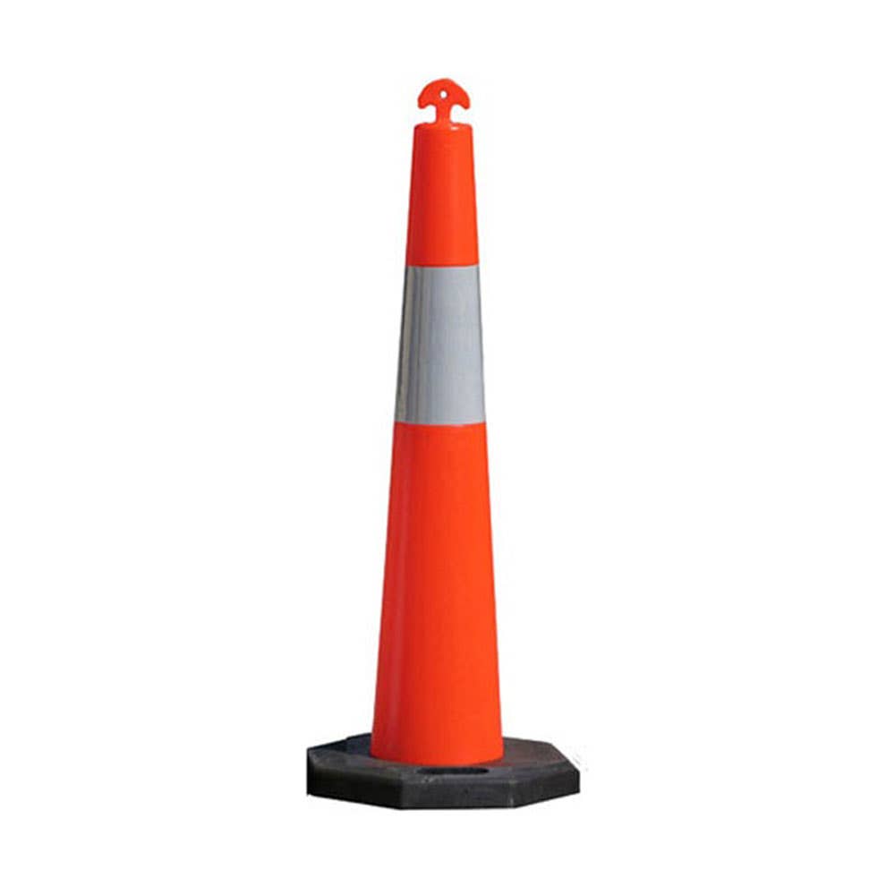 Reflective T-Top Stackable Cone With 6kg Base Orange 505846 A3329