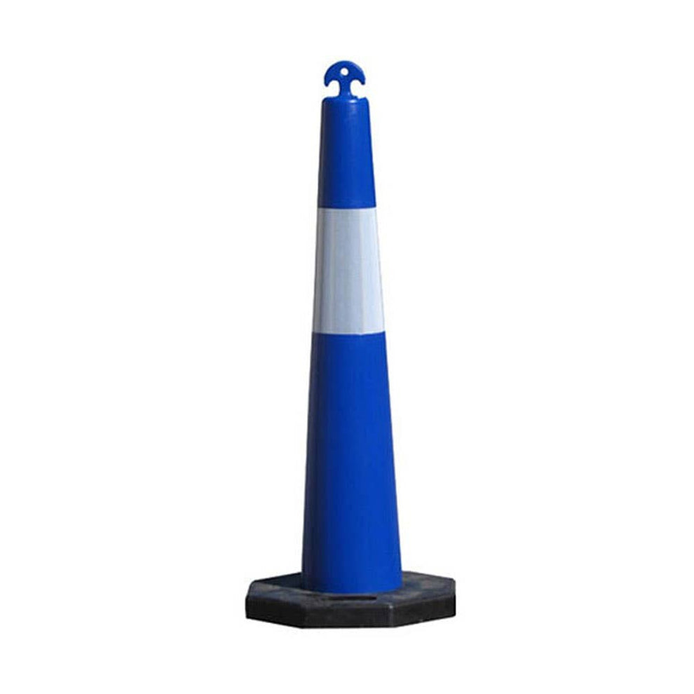 Reflective T-Top Stackable Cone With 6kg Base Blue – ATOM