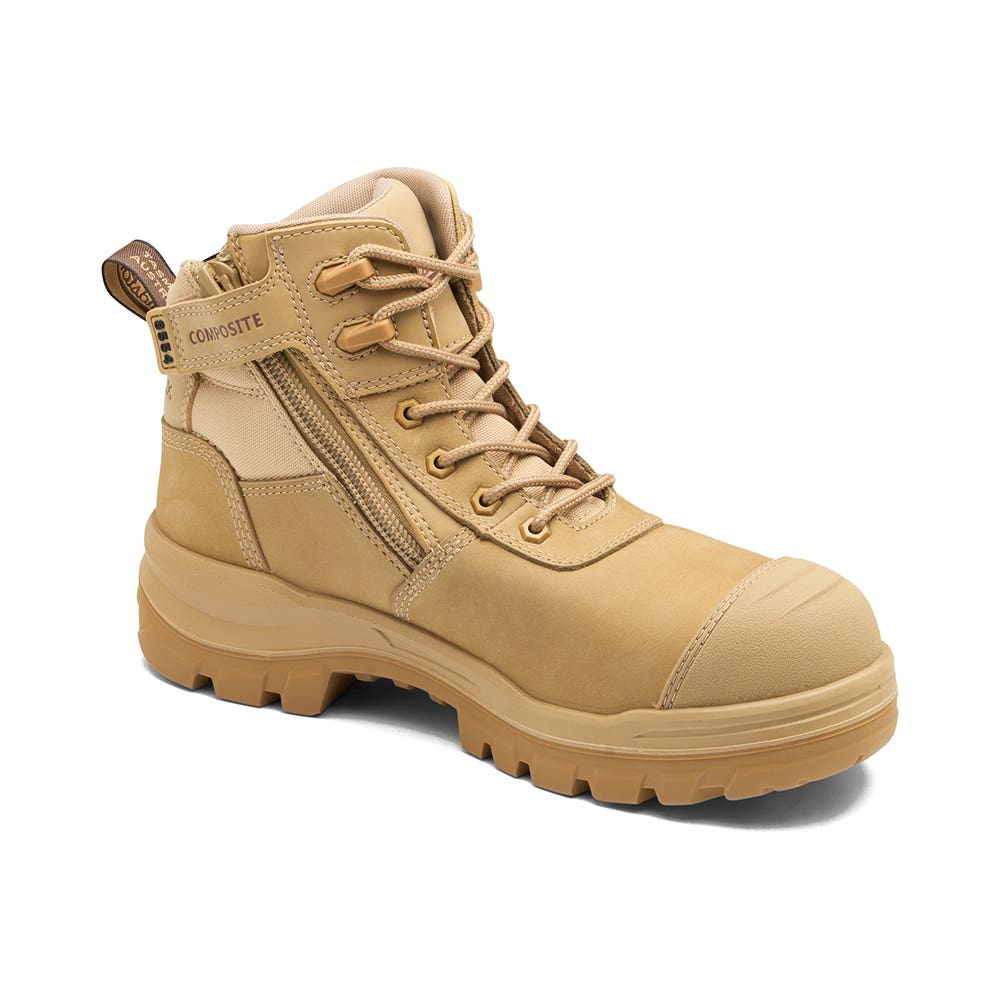 Boot Safety RotoFlex 135mm Zip Sided Blundstone 10 Sand 8554100_40063073_8554100