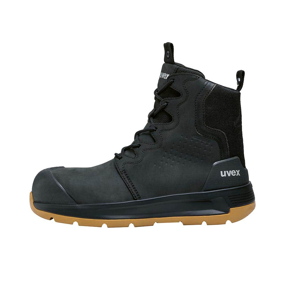 Boot Composite Toe Zip 3 X-Flow Black/Tan UK 7 Uvex_40026467_6542841