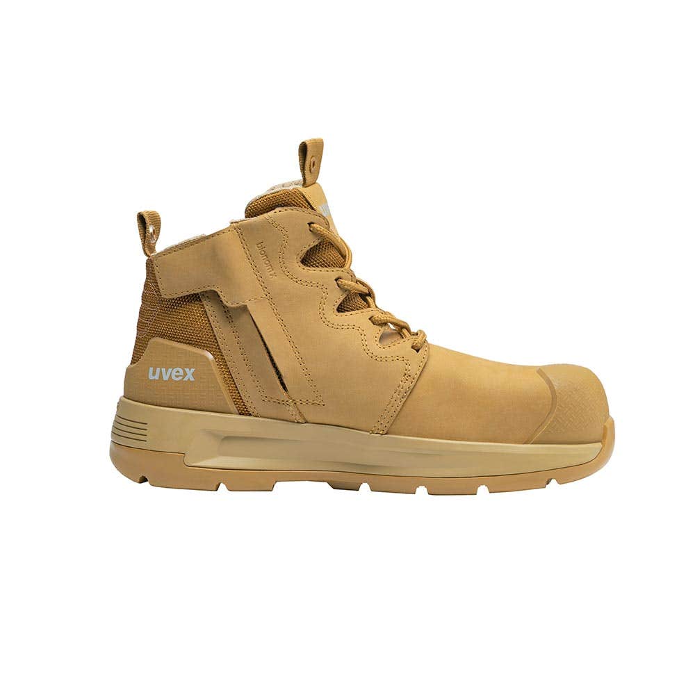 Boot Composite Toe Zip 2 X-Flow Tan UK 10 Uvex_40026502_6546844