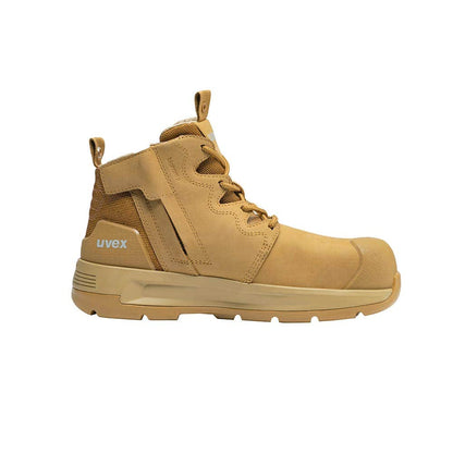 Boot Composite Toe Zip 2 X-Flow Tan UK 10 Uvex_40026502_6546844