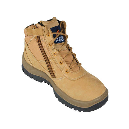 Boots Steel Toe Lace Up + Zip Side TPU Sole Wheat SP ZipSiders 10 Mongrel 212857_212857_261050-10