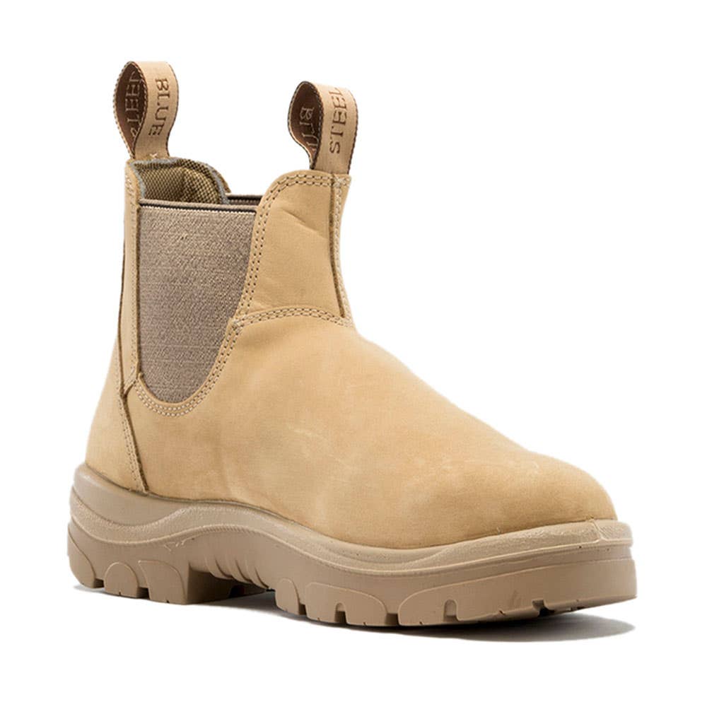 Boots Steel Toe Elastic Side TPU Sole Hobart Sand 10 Steel Blue_40026793_312101-100-SND