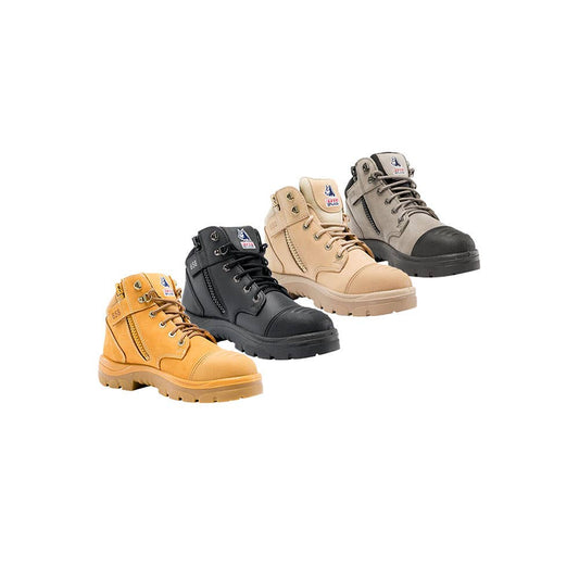 312658 Parkes Zip Boots with TPU Sole and Scuff Cap BALL312658