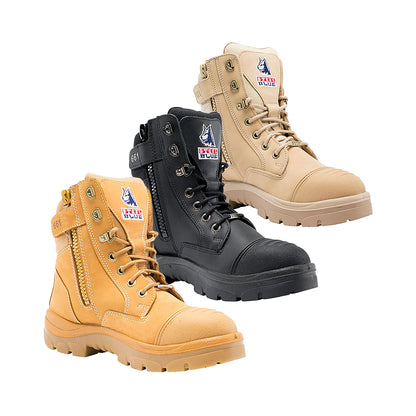 312661 Southern Cross&reg; Zip-Up Safety Boots with TPU Sole and Scuff Cap SB312661_SB312661