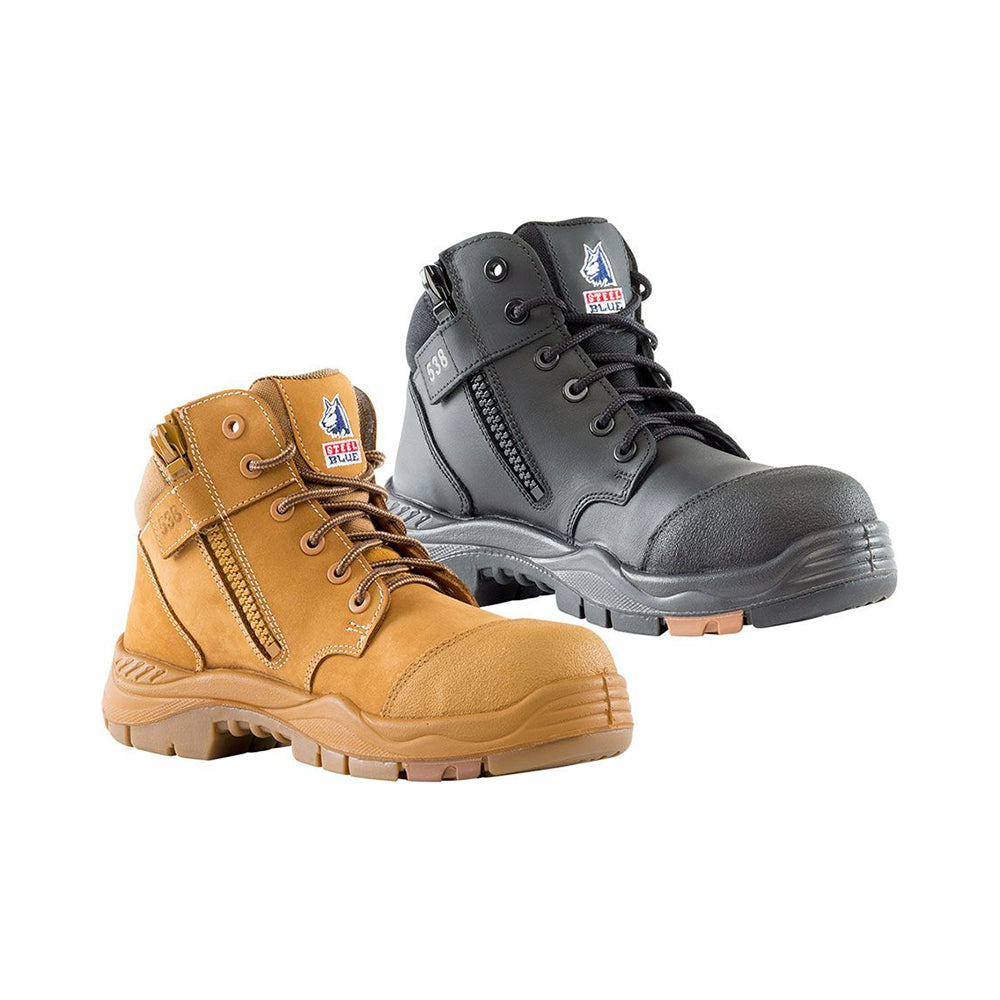 317538 Parkes Zip-Up Safety Boots with TPU Sole & Scuff Guard SB317538_SB317538