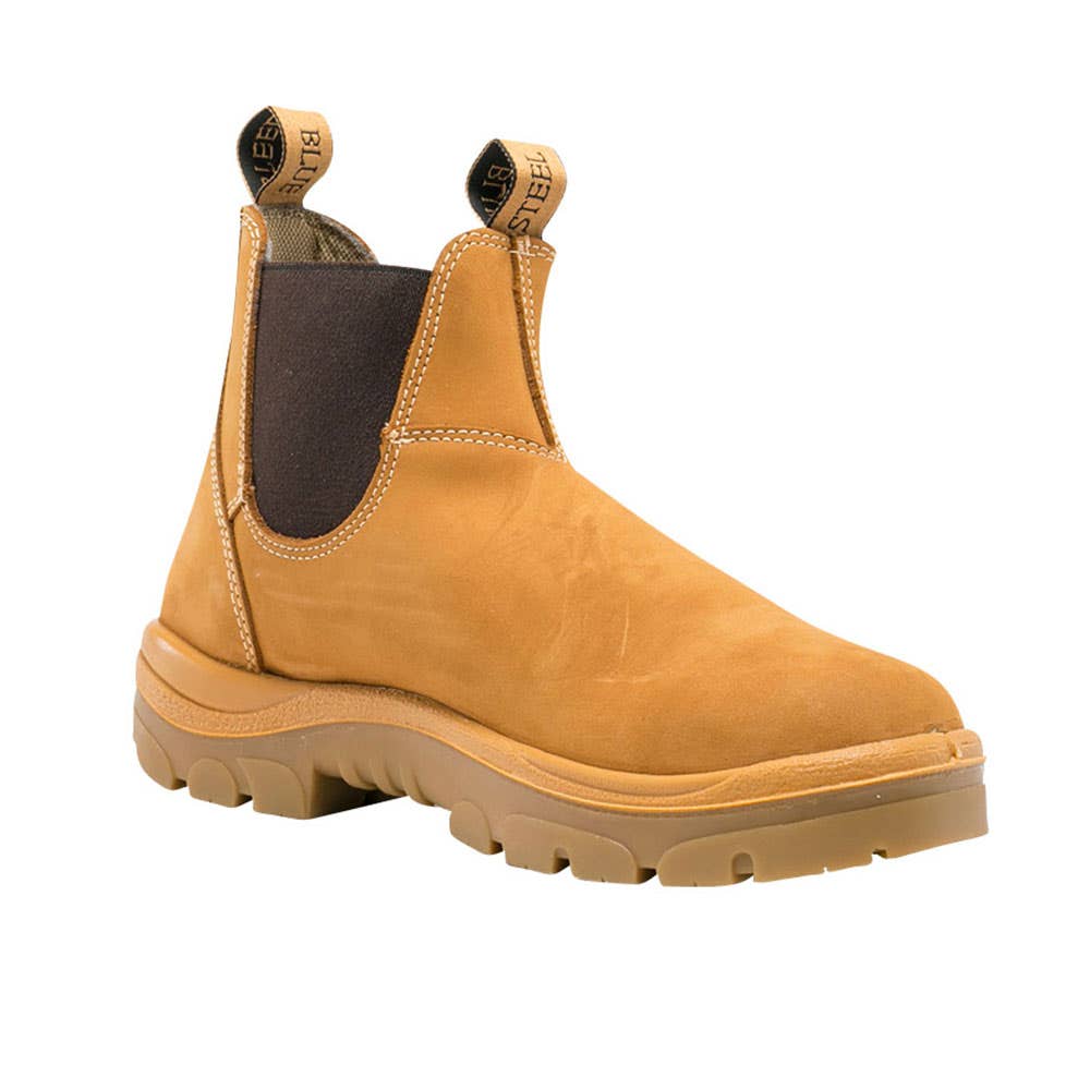 322101 Hobart Elastic Sided Safety Boots with Nitrile Sole Wheat 11.5_30007567_322101-115-WHT