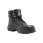 Boots Steel Toe Lace Up TPU Sole Bump Cap Argyle Whiskey 10 Steel Blue_90020206_332102-100-WBN