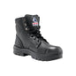 Boots Steel Toe Lace Up PR Sole Bump Cap Black Argyle 10 Steel Blue 260394 382102-100-BLK
