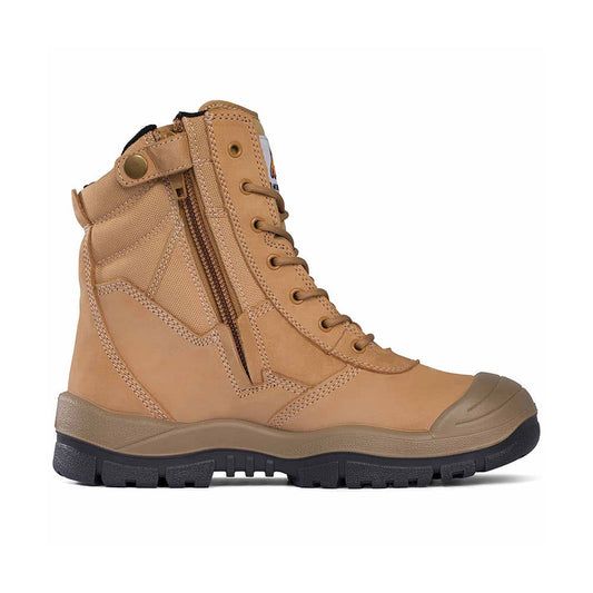 451 ZipSider High Ankle Zip-Up Boots With TPU Sole & Bump Cap_451050Z