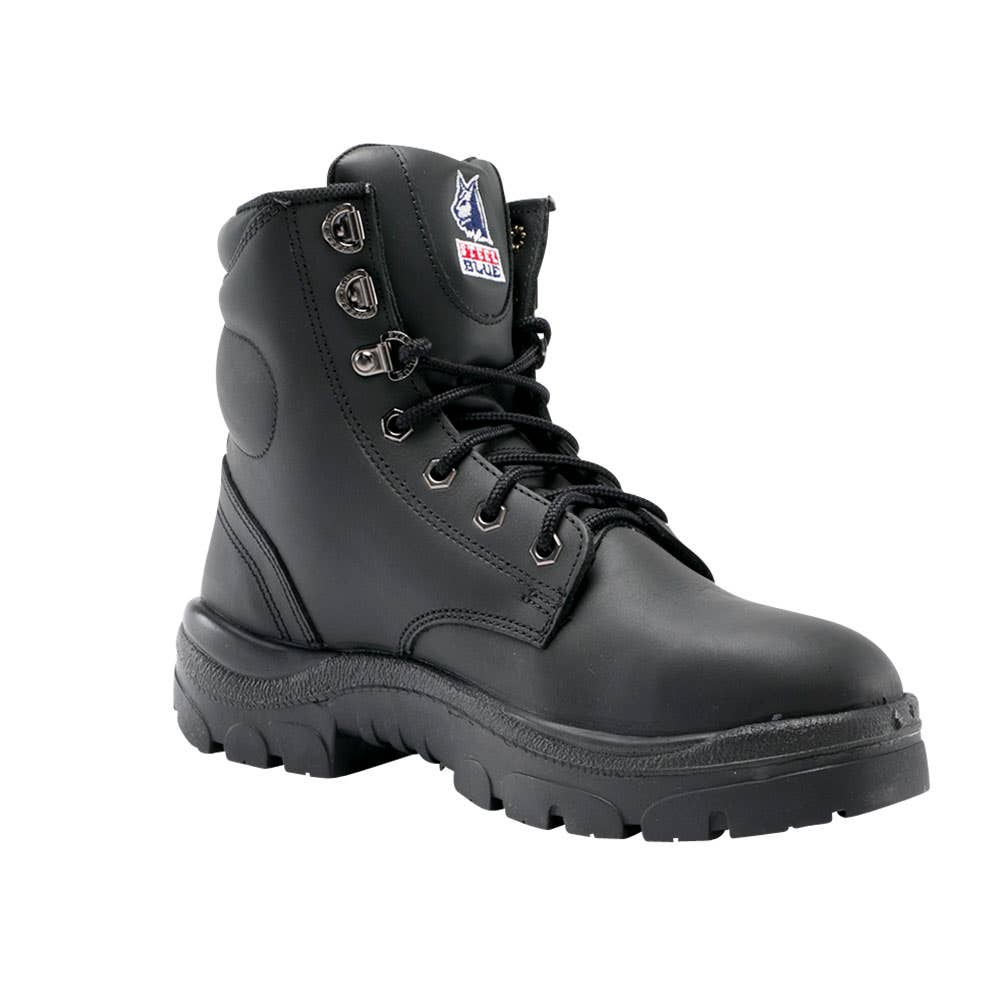 Boots Womens Steel Toe Lace Up TPU Sole Derby Black Argyle 10.5_61300012_512702-105-BLK