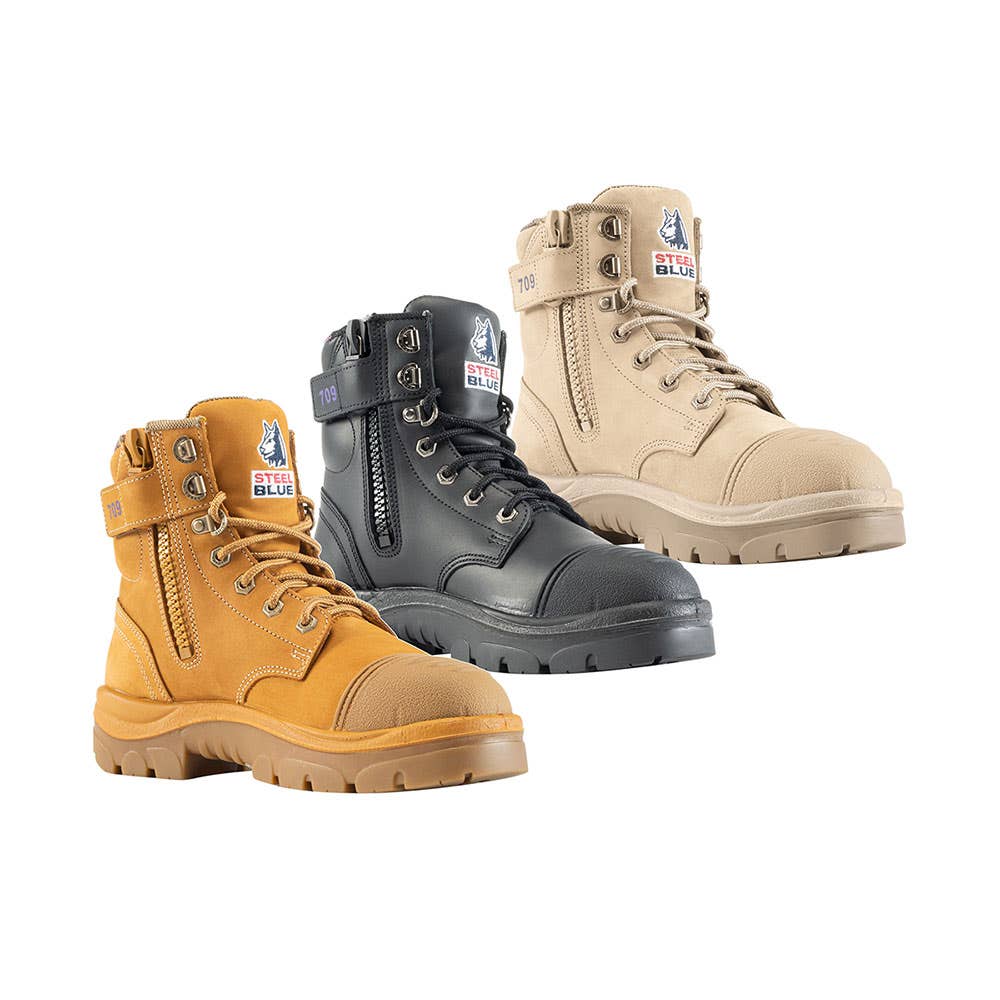512709 Argyle Ladies Zip Boots With TPU Sole & Scuff Cap UR512709