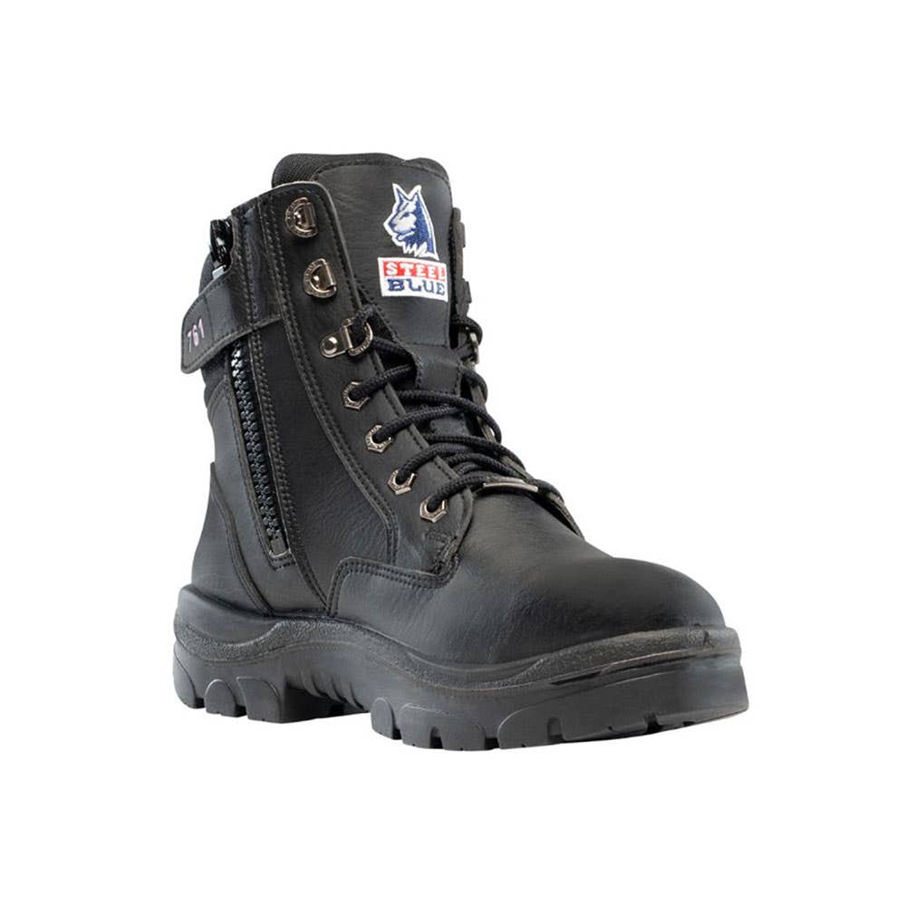 512761 Southern Cross&reg; Women's Zip-Up Vegan Safety Boots With Steel Toe & TPU Sole SB512761V