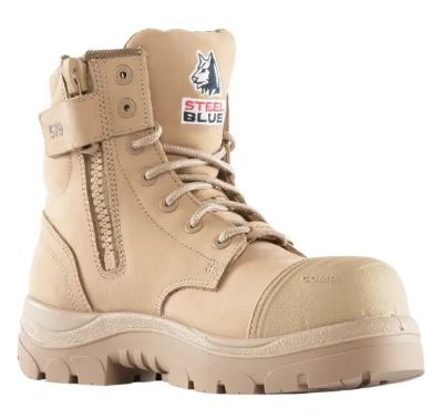 518579 Women's Argyle Zip-Up Safety Boots Composite Toe & Bump Cap SB518579