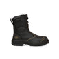 55-380 Zip-Up High Leg Steel Toe Safety Boots With Bump Cap 55380