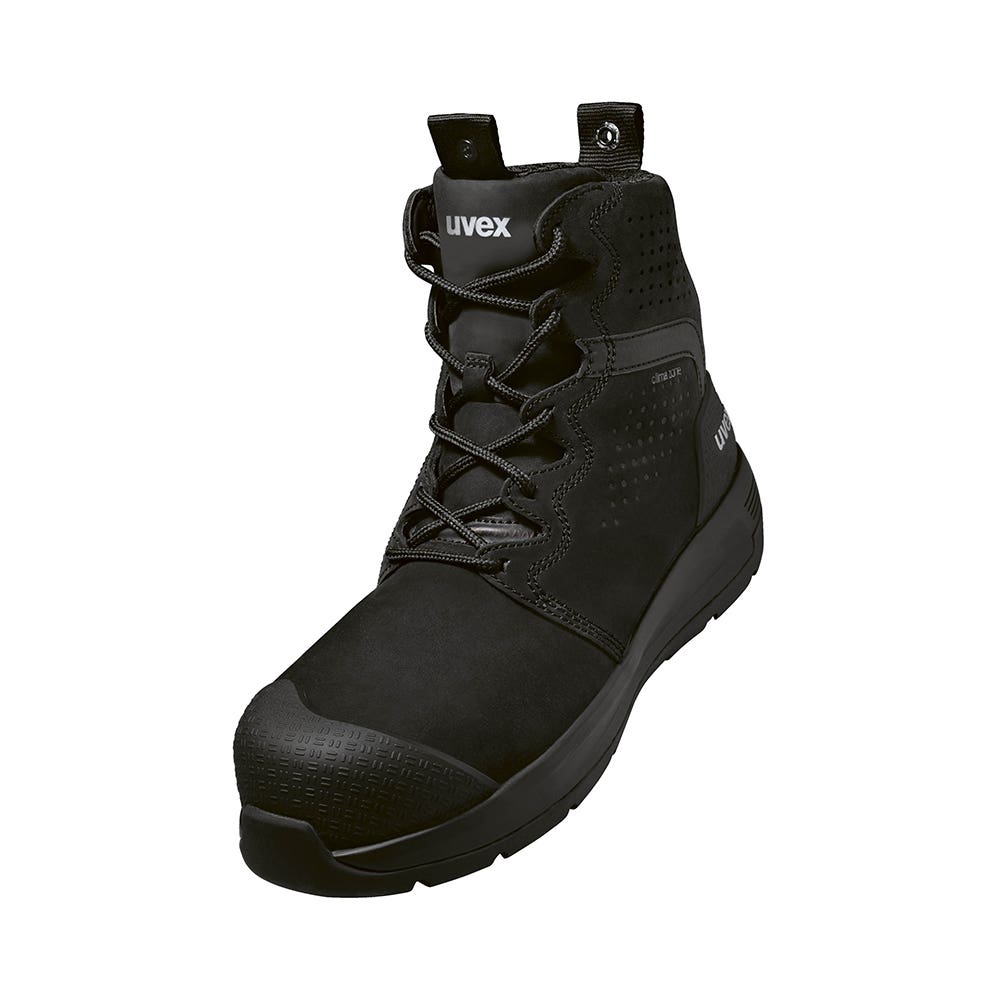 uvex 3 x-flow 65402 Extra Wide Lace-Up Safety Boots with Nitrile Rubber Sole_65404