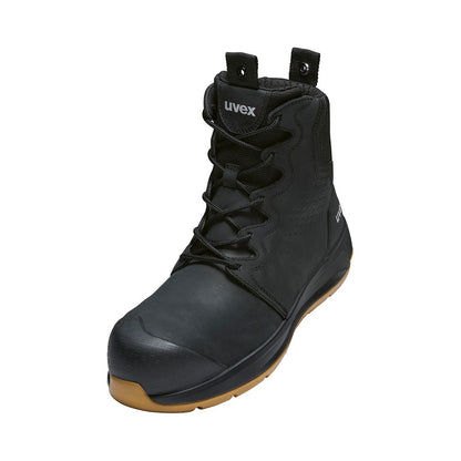 uvex 3 x-flow 6542 Zip-Up Safety Boots with Nitrile Rubber Sole_6542
