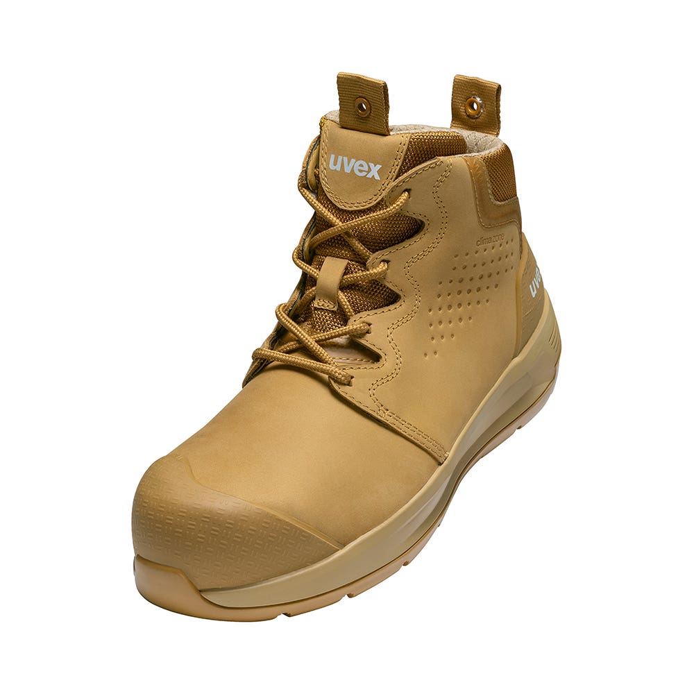 uvex 2 x-flow 6546 Zip-Up Extra Wide Safety Boots with Nitrile Rubber Sole_65460