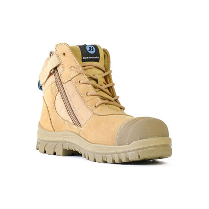 804-88841 Zippy Zip-Up Steel Toe Safety Boots With PU Sole 80488841