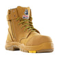 817532 Argyle Zip-Up Boots With Composite Toe TPU Sole EH Wheat 10 40045450 817532-100-WHT