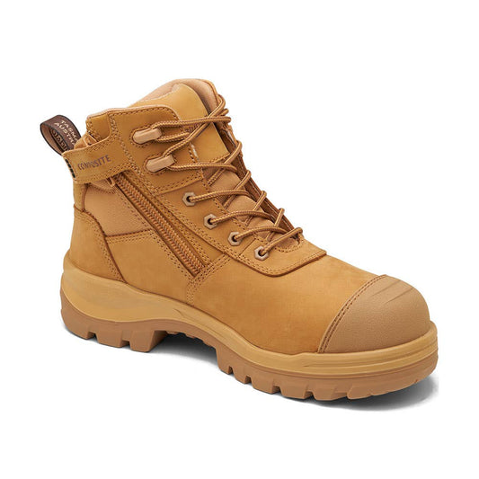 RotoFlex 8550 Zip-Up Safety Boots 135mm Wheat 10.5_40033307_8550105