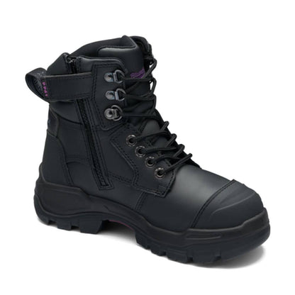 RotoFlex 9961 Women's Zip-Up Safety Boots With Nitrile Sole & EH Resistant_9961
