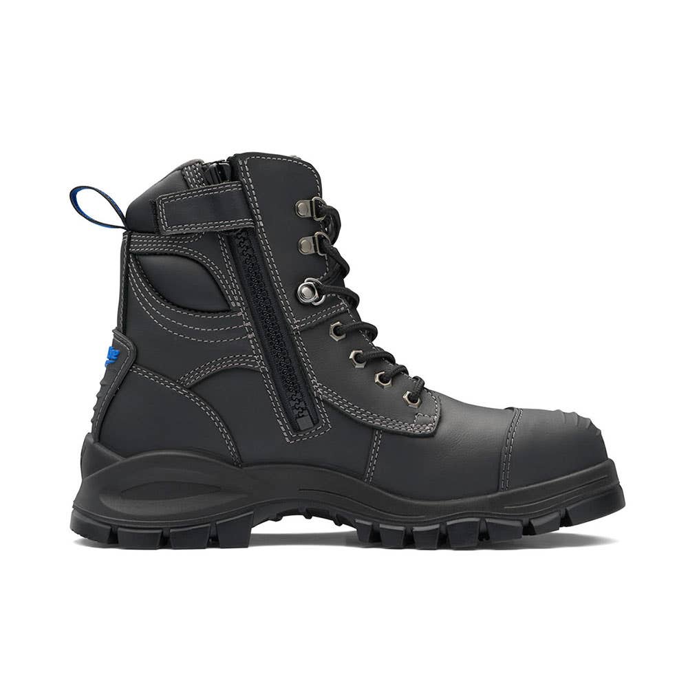 Boots Steel Toe Lace/Zip Rubber Sole TPU Bump Cap Black 997 10_31301104_997100