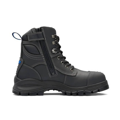 Boots Steel Toe Lace/Zip Rubber Sole TPU Bump Cap Black 997 10_31301104_997100