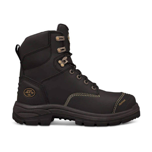 55-345 Lace-Up Safety Boots with PU/Rubber Sole Metso MET55345