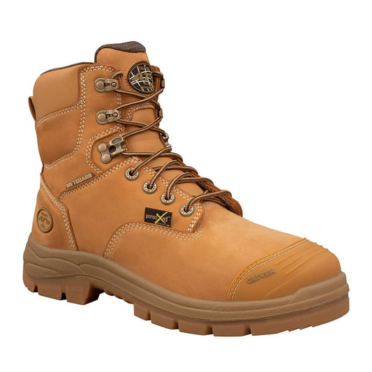 Boots Steel Toe Lace Up Int Met Guard Wheat 55-336 10 Oliver 256878 55336-WHT-10