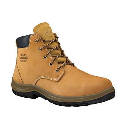 34-632 Lace-Up Safety Boots Hiker Style Steel Toe Wheat 34632