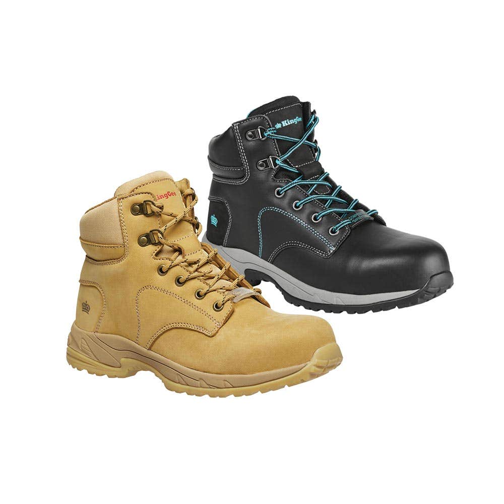 Tradie Women's Zip-Up Safety Boots With Composite Toe & EH Protection K273