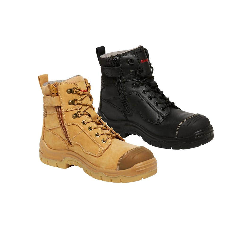 Phoenix 6Z Zip-Up Safety Boots With Steel Toe & Bump Cap K278PH6Z