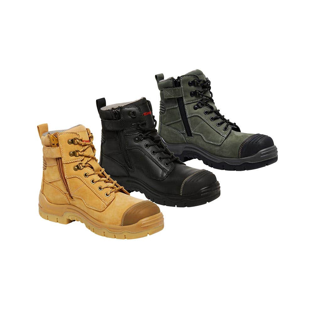 Phoenix 6CZ EH Zip-Up Safety Boots With Composite Toe & Bump Cap K279
