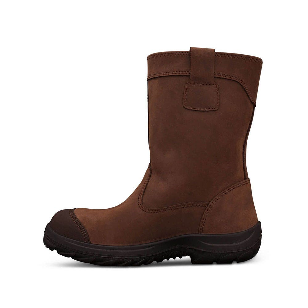 34-692 Pull-On Safety Boots Riggers Style With Steel Toe & Bump Cap 34692