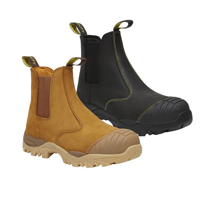 FU1501SL Craze Elastic-Sided Safety Boots with Nitrile Rubber Sole_FU1501SL