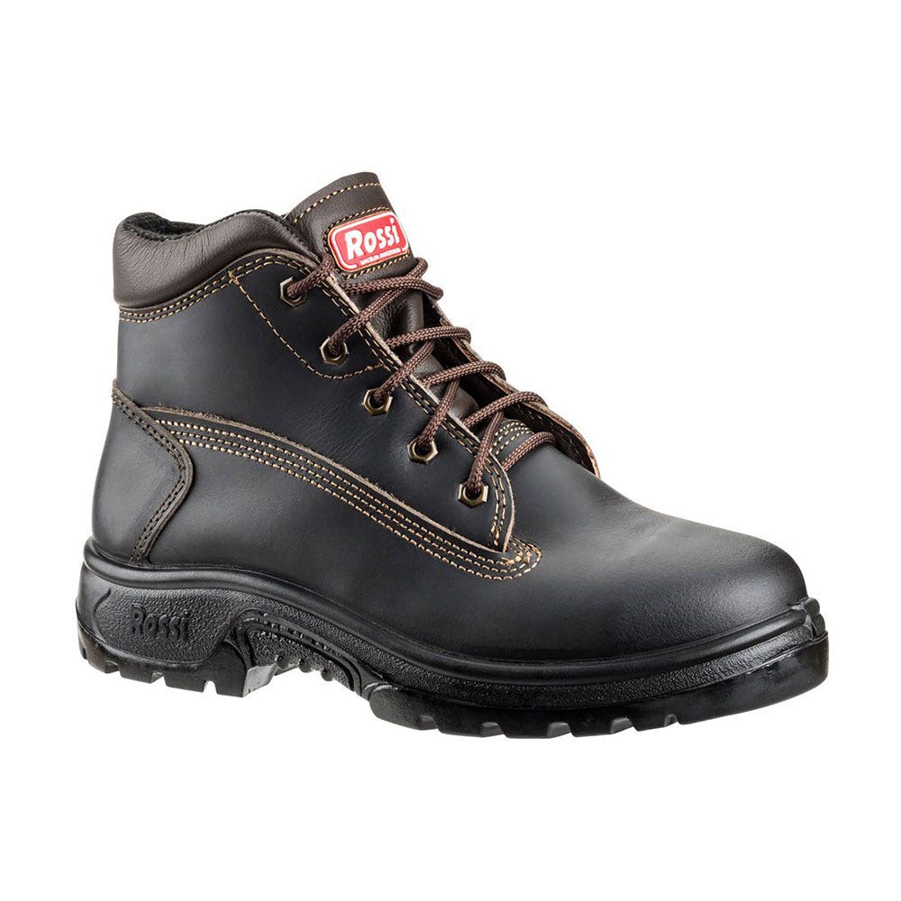793 Vulcan Lace-Up Safety Boots Steel Toe Claret 793