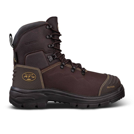 65-490 Lace-Up Safety Boots with Rubber Sole Regis REG65490