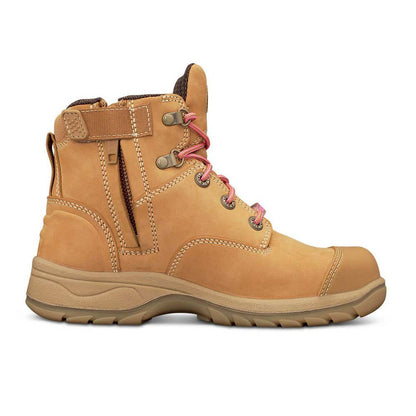 49-432Z Women's Zip-Up Safety Boots with PU/Rubber Sole Gamuda GAM49432Z