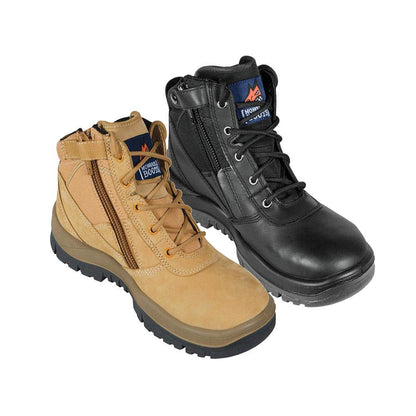 UGLZIPSIDER Premium Zip-Up Safety Boots With Steel Toe UGLZIPSIDER