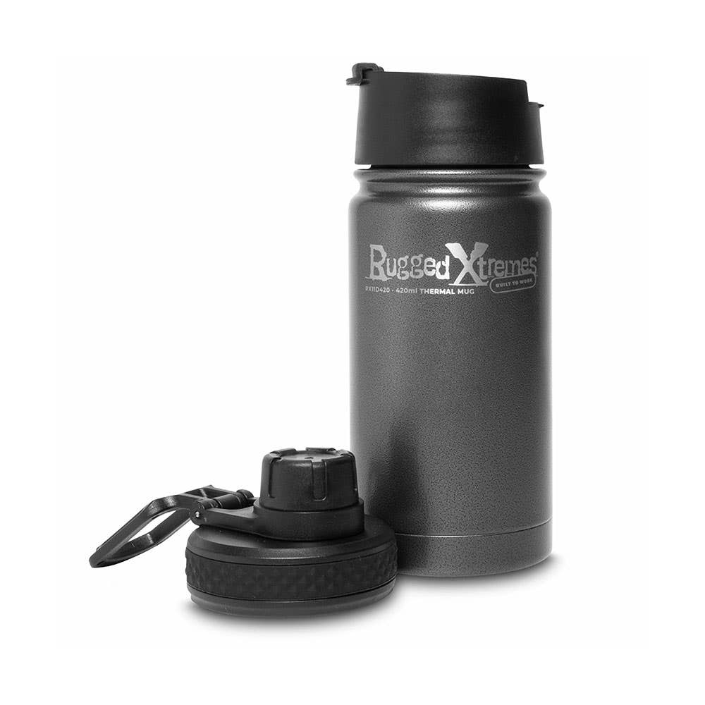 Thermal Vacuum Insulated Drink Bottle 420ml Grey 40044643 RX11D420