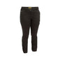 Pants Womens Cargo Stretch Cotton Cuffed 280gsm Bisley 10 Black_40059181_BPL6028_BBLK_10