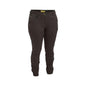 Pants Womens Cargo Stretch Cotton Cuffed 280gsm Bisley 10 Charcoal_40059191_BPL6028_BCCG_10