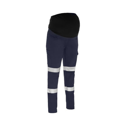 Pants Womens Taped Stretch Cargo Maternity BPLM6008T Navy 12_40071843_BPLM6008T_BPCT12
