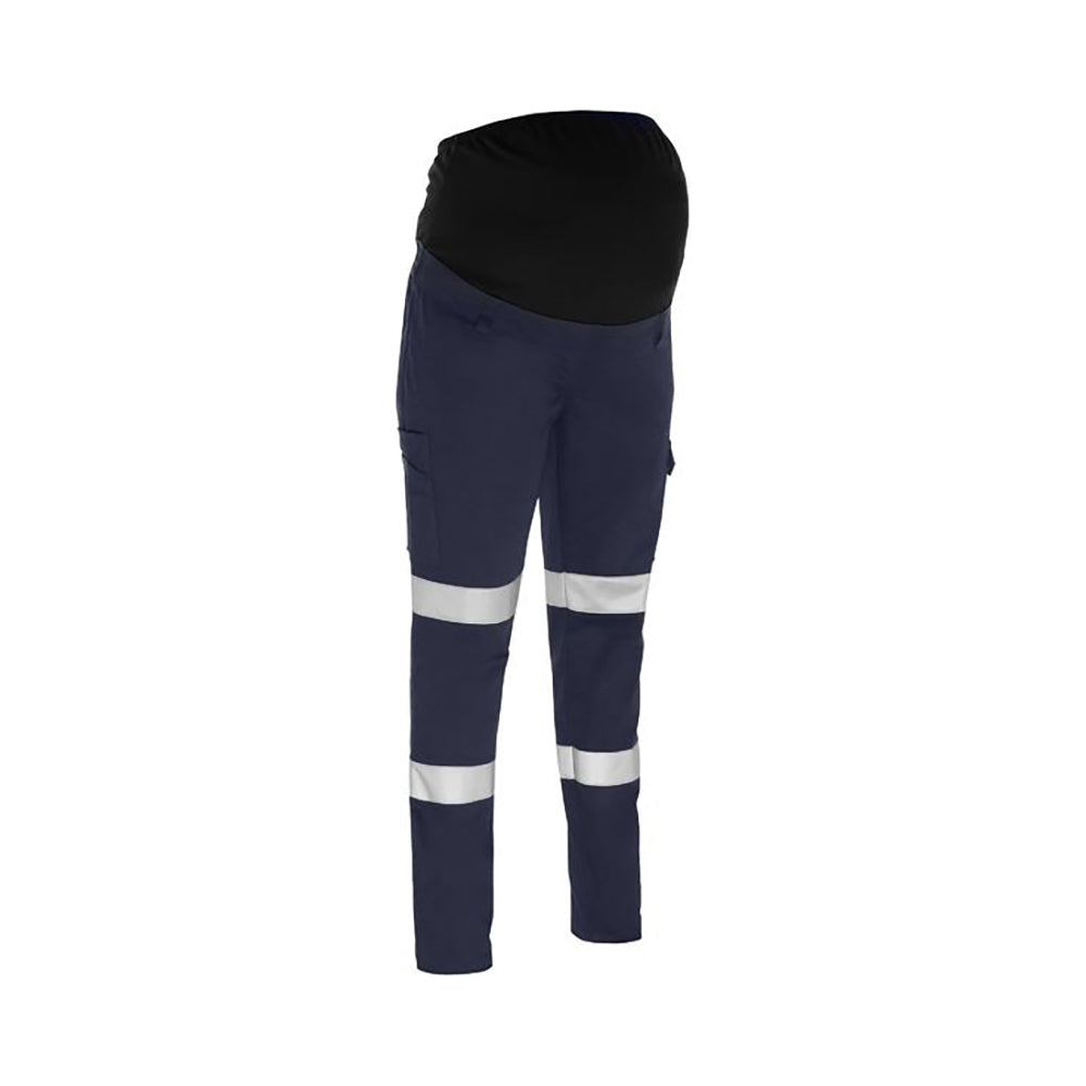 Pants Womens Taped Stretch Cargo Maternity BPLM6008T Navy 22_40071848_BPLM6008T_BPCT22