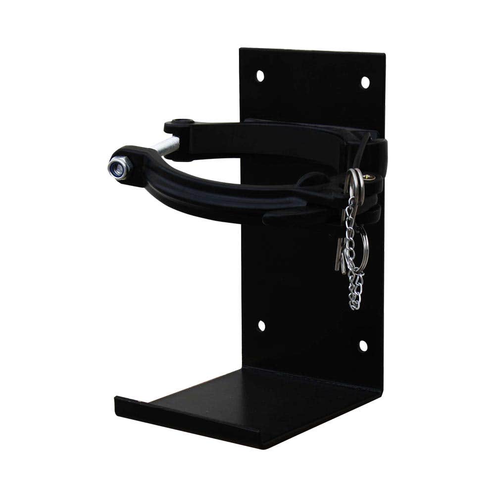 Heavy Duty Fire Extinguisher Vehicle Bracket to Suit 9kg Fire Extinguisher Black 4191002 VBHDBLK9.0