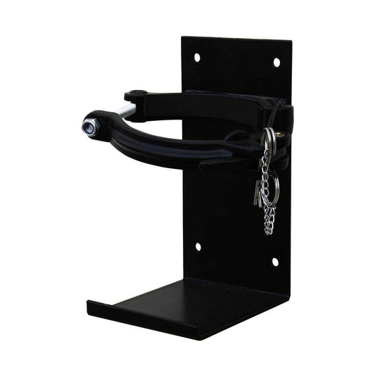 Heavy Duty Fire Extinguisher Vehicle Bracket to Suit 9kg Fire Extinguisher Black 4191002 VBHDBLK9.0