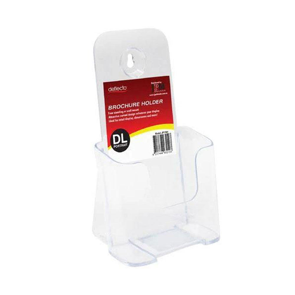 Italplast Brochure Holder Free Standing Dl 1 Tier Clear_820025200_16723