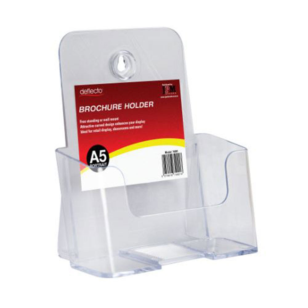 Esselte Brochure Holder Free Standing A5 1 Tier Clear_820025100_31038
